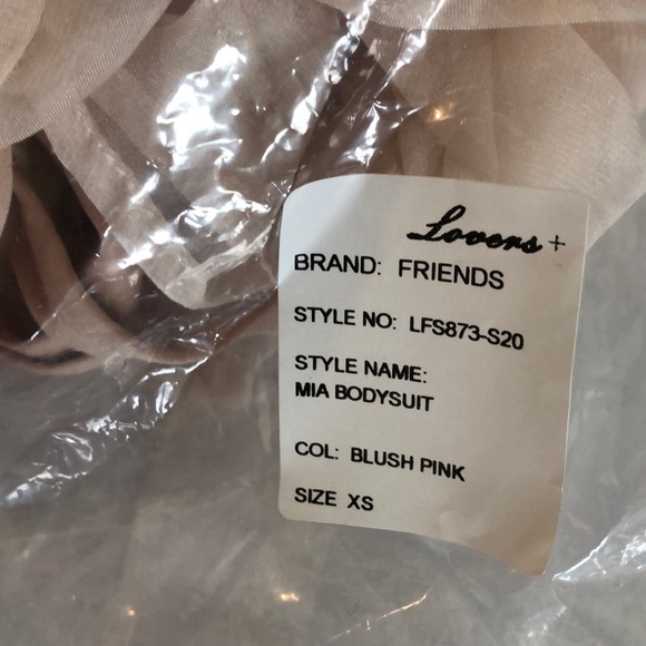 LOVERS AND FRIENDS MIA BODYSUIT in Blush Pink - Picture 10 of 14